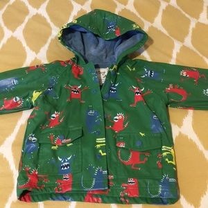 Hatley monster raincoat in size 2T
